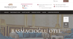 Desktop Screenshot of basmaciogluotel.com